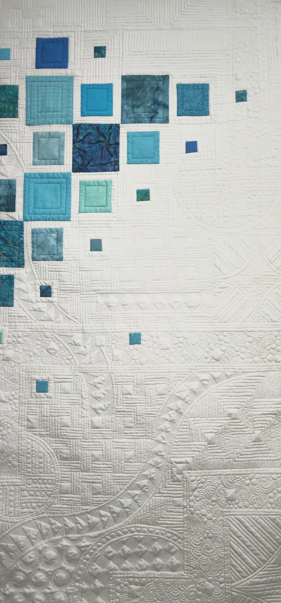 Patchwork em azul