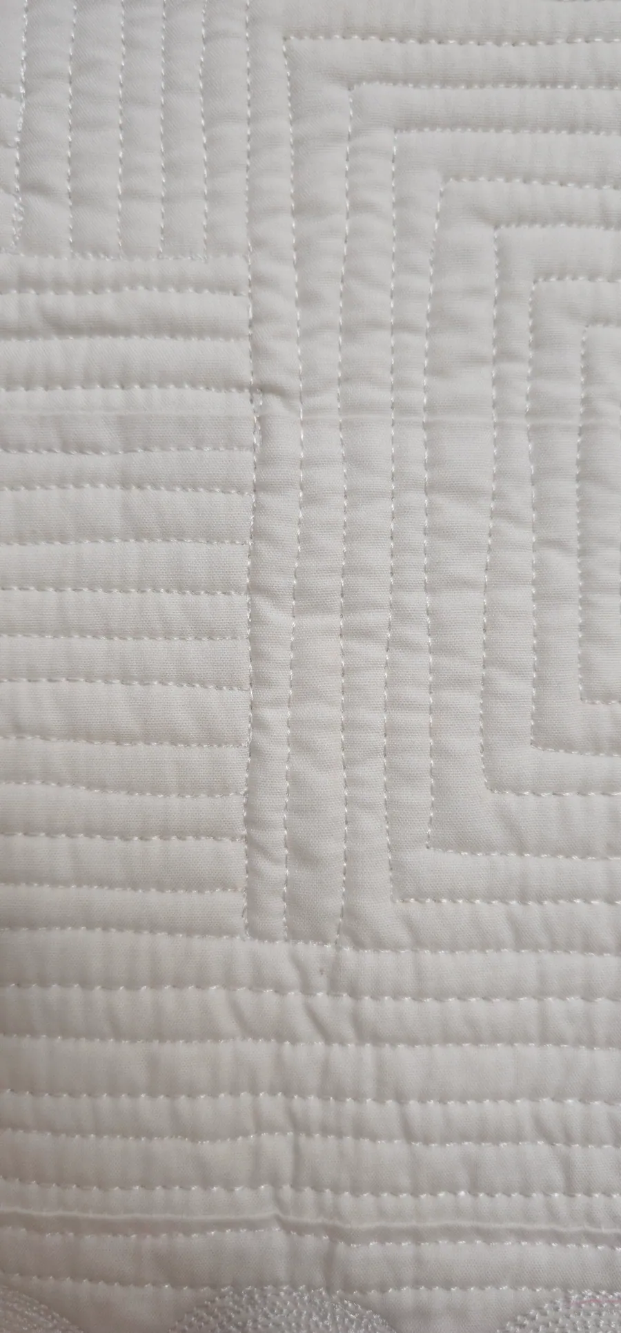 Patchwork em azul, outro detalhe